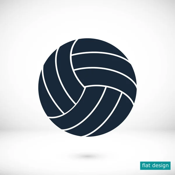 Icône plate de boule — Image vectorielle