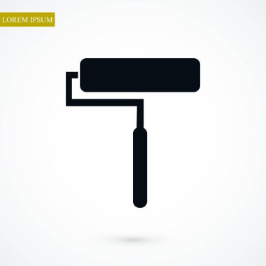 Düz fırça simgesini