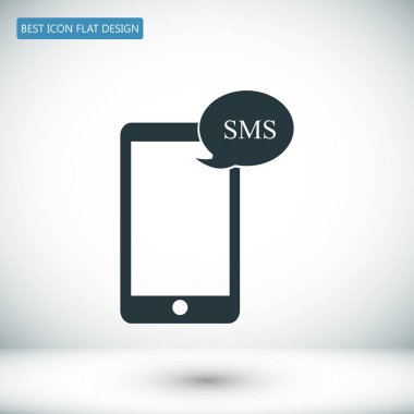 Cep telefonu sms simgesi