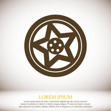 Direksiyonu düz simgesi