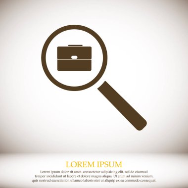 arama iş, simgesi