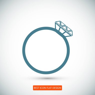 Takı yüzük simgesi