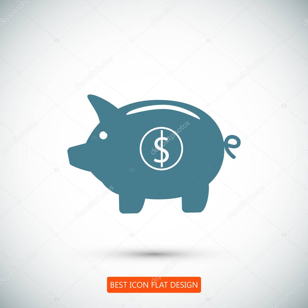 Piggy bank - saving money 