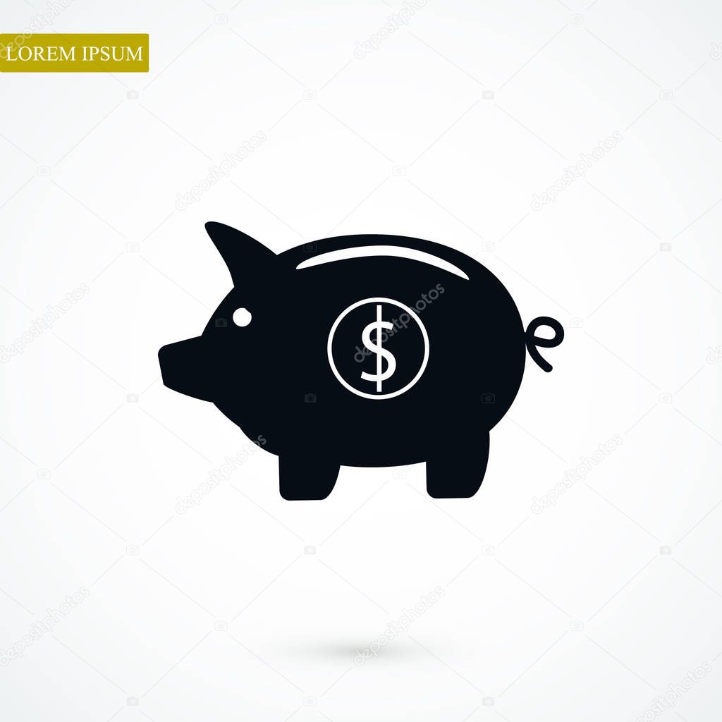 Piggy bank - saving money 