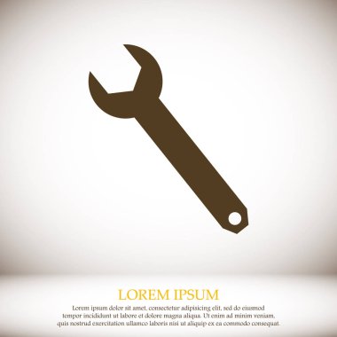 İngiliz anahtarı basit simgesini