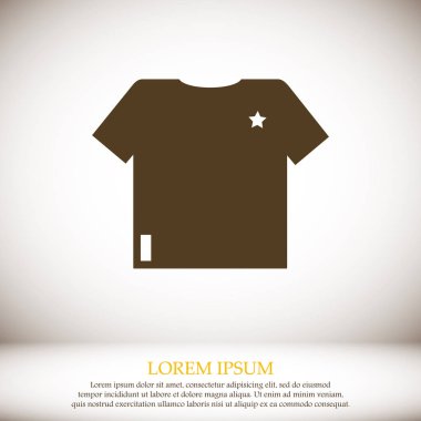 t-shirt tasarım simgesi