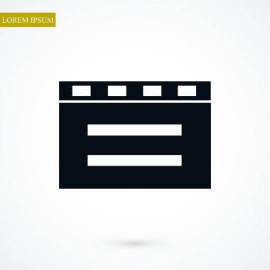 sinema clapper simgesi