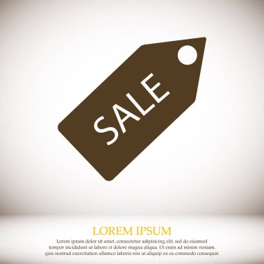 Satılık etiketi simgesi