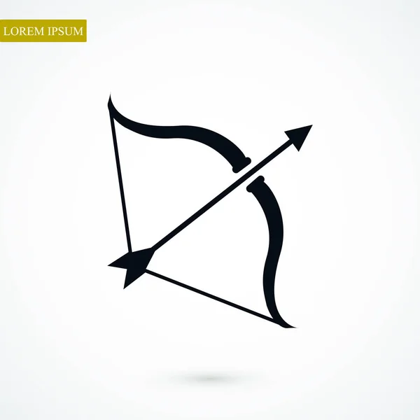 Cupid arrow icon — Stock Vector