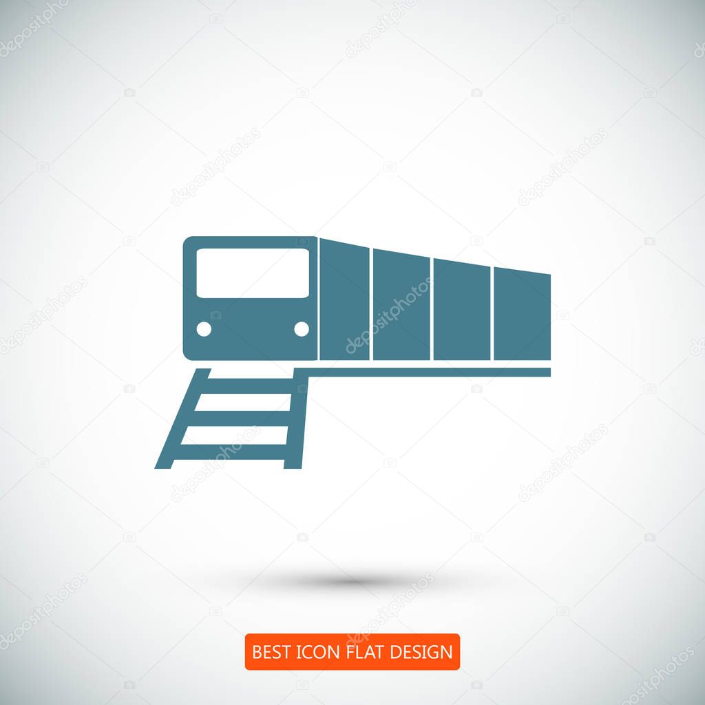 train  icon illustration