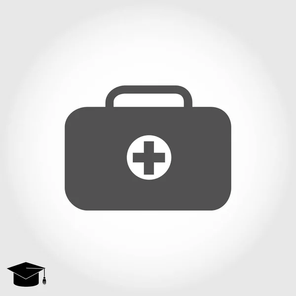 Lékařská taška ikona — Stockový vektor