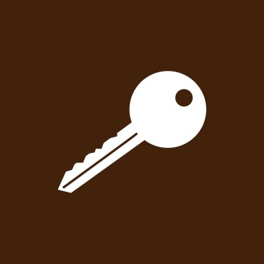 anahtar düz simgesi