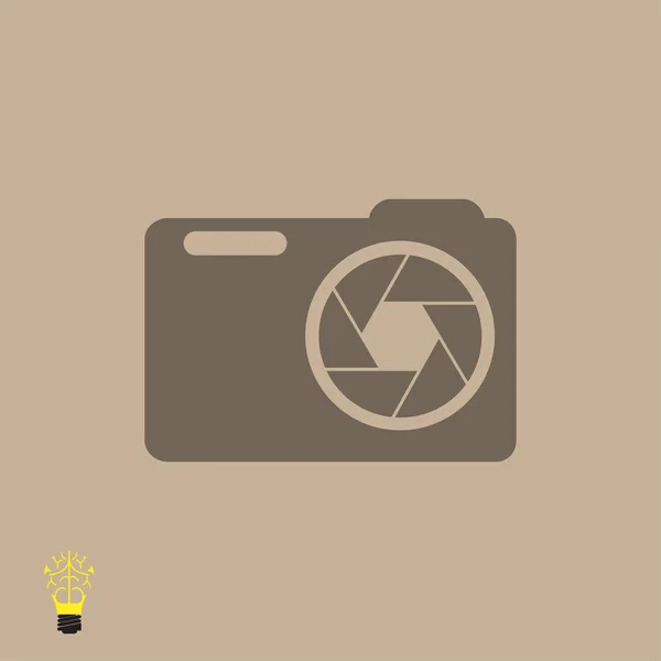 Icono de cámara fotográfica — Archivo Imágenes Vectoriales