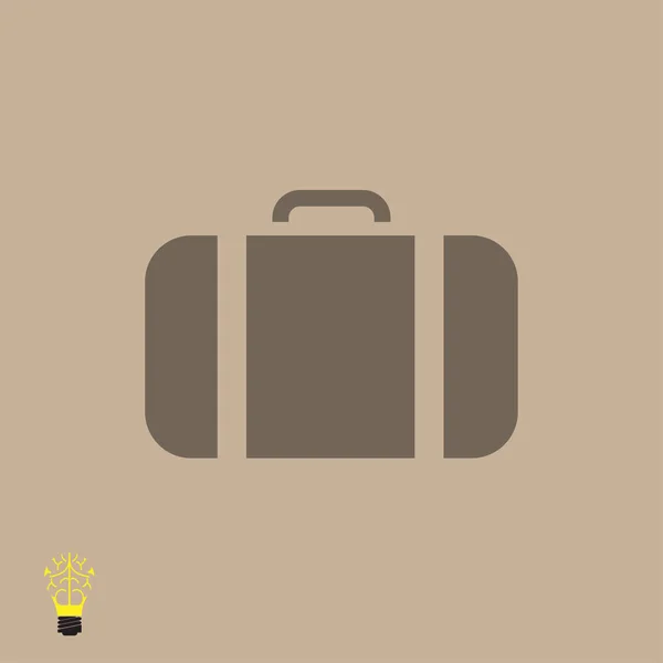 Bag flat icon — Stock Vector