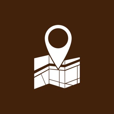 harita simgesi iğne ile