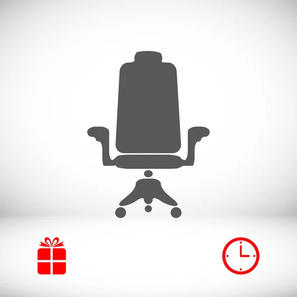 Modern sandalye simgesi — Stok Vektör