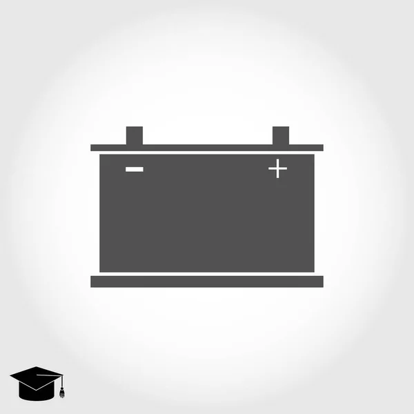 Autobatterie-Symbol — Stockvektor