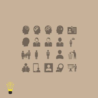 İşadamları simgeler kümesi