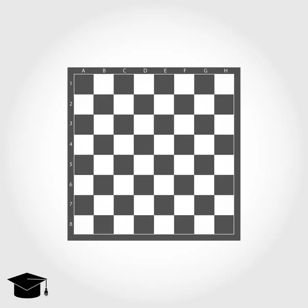 Chess bord pictogram — Stockvector