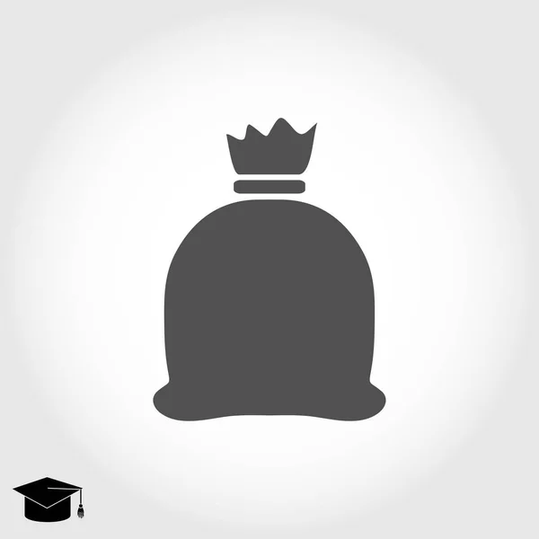 Bolsa Icono plano — Vector de stock