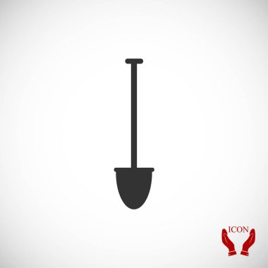 Kürek düz simgesi