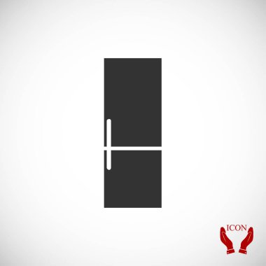 Buzdolabı düz simgesi