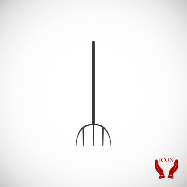 Bahçe çatal simgesi