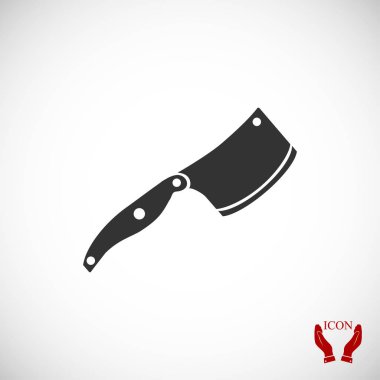 Bıçak düz simgesi