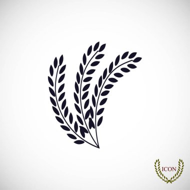 Buğday düz simgesi