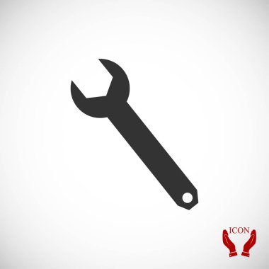 Düz İngiliz anahtarı simgesini