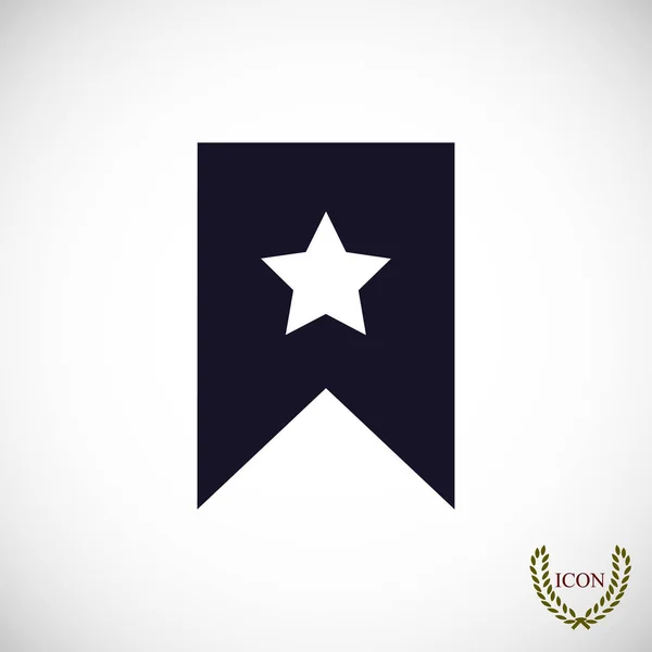 Star flat icon — Stock Vector