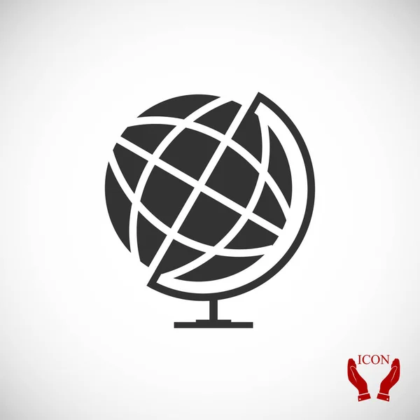 Globe icon illustration — Stock Vector