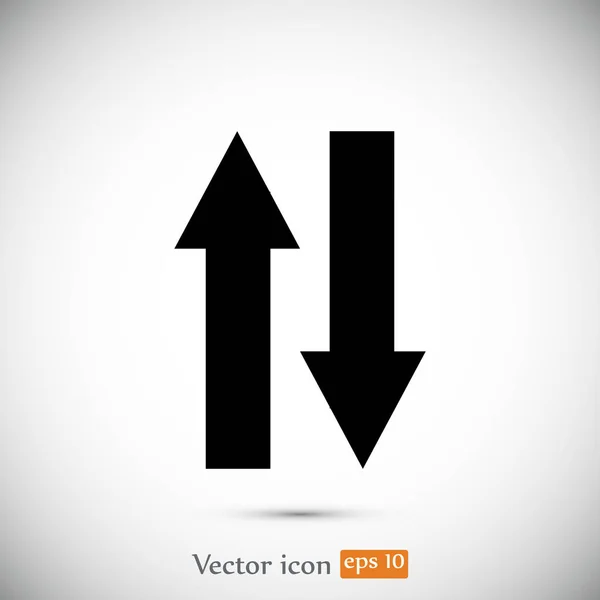 Signo de flecha icono — Vector de stock