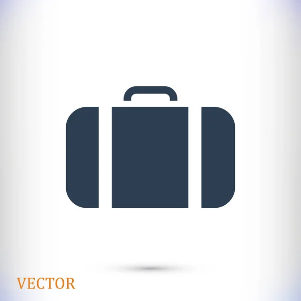 Bolsa Icono plano — Vector de stock