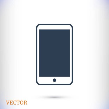 Akıllı Telefon Düz Simgesi