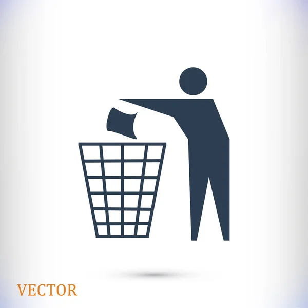 Ícone de sinal de reciclagem —  Vetores de Stock