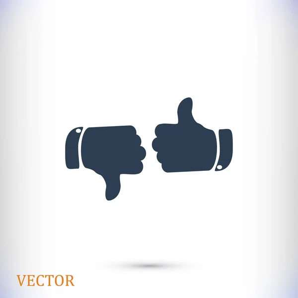 başparmak yukarıya işareti simgesi