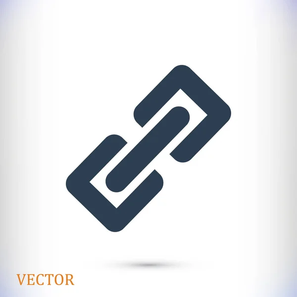 Link segno icona — Vettoriale Stock