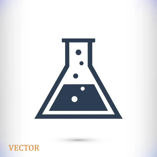 Ikona szkło laboratoryjne — Wektor stockowy