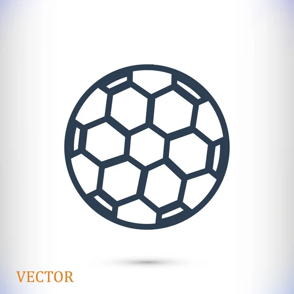 Icône de ballon de football — Image vectorielle