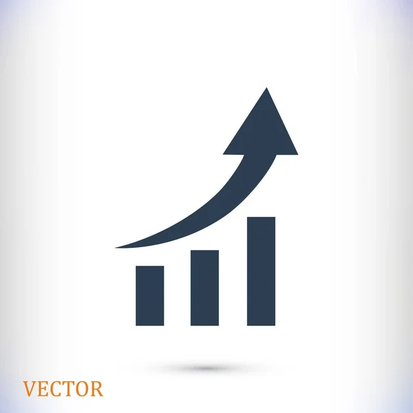 Ícone de sinal gráfico — Vetor de Stock