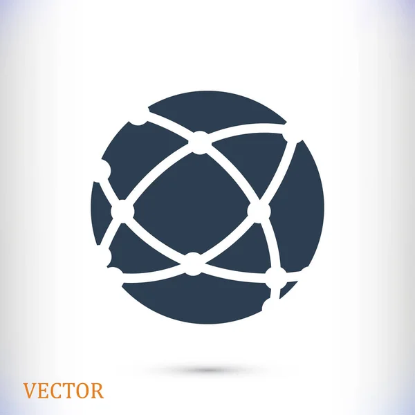 Icono de tecnología global — Archivo Imágenes Vectoriales