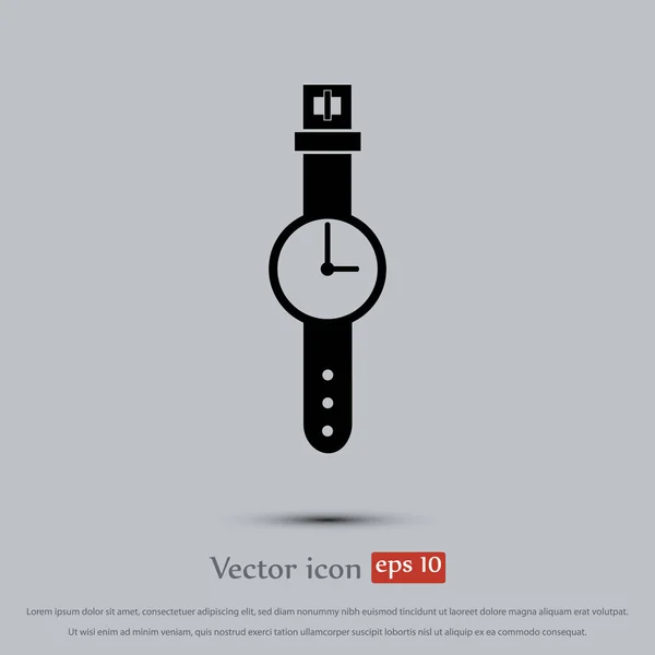 Watch flat icon — Stock Vector