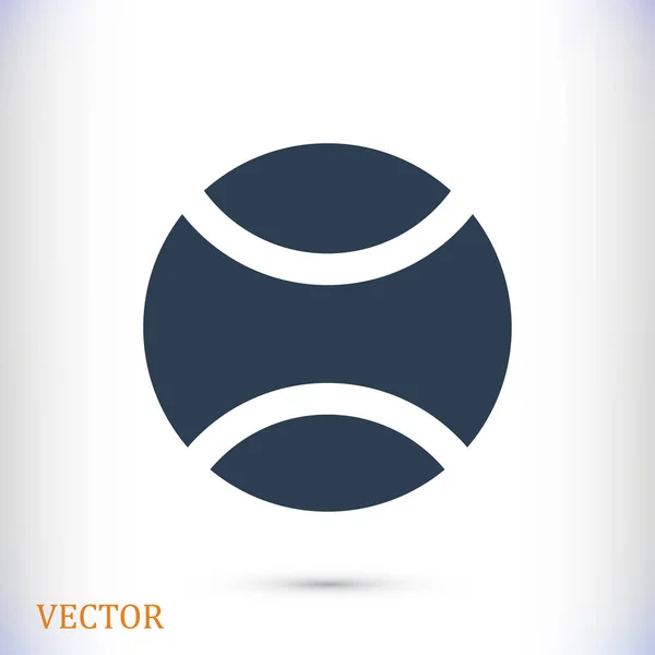 Tennis ball icon — Stock Vector