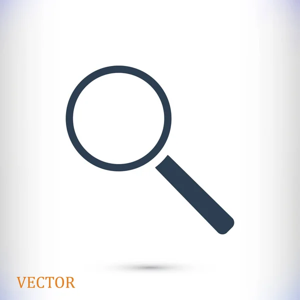 Vergrootglas pictogram — Stockvector
