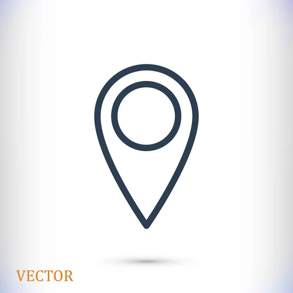 Locatie kaart icoon — Stockvector