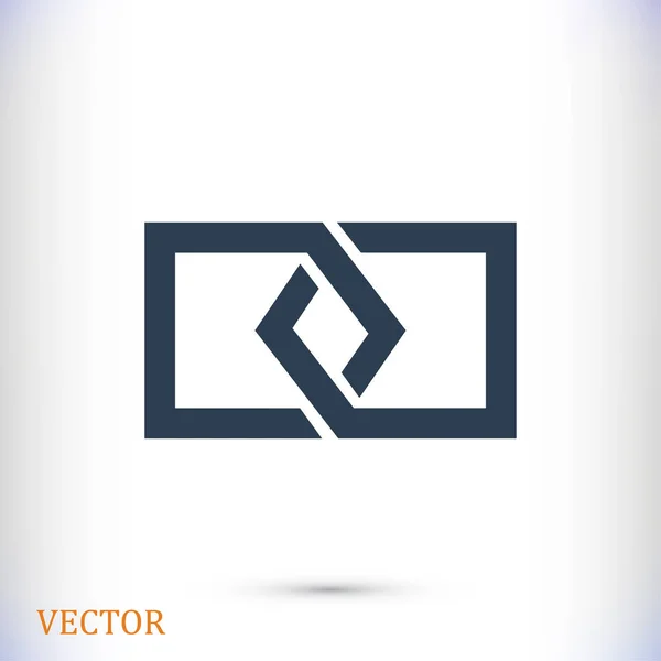 Ikona spojení znak — Stockový vektor