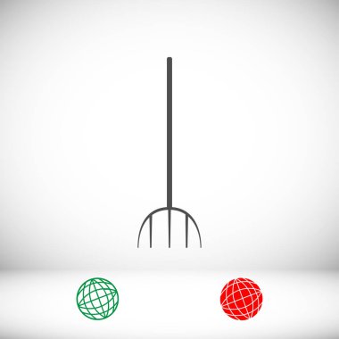 Bahçe çatal simgesi