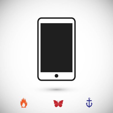 Akıllı Telefon Düz Simgesi