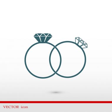 Yüzük düz simgesi